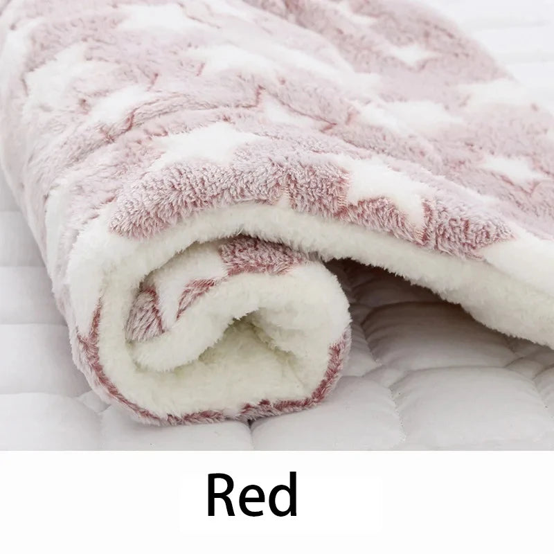 Manta y Colchoneta Suave para Perros y Gatos Cama de Invierno