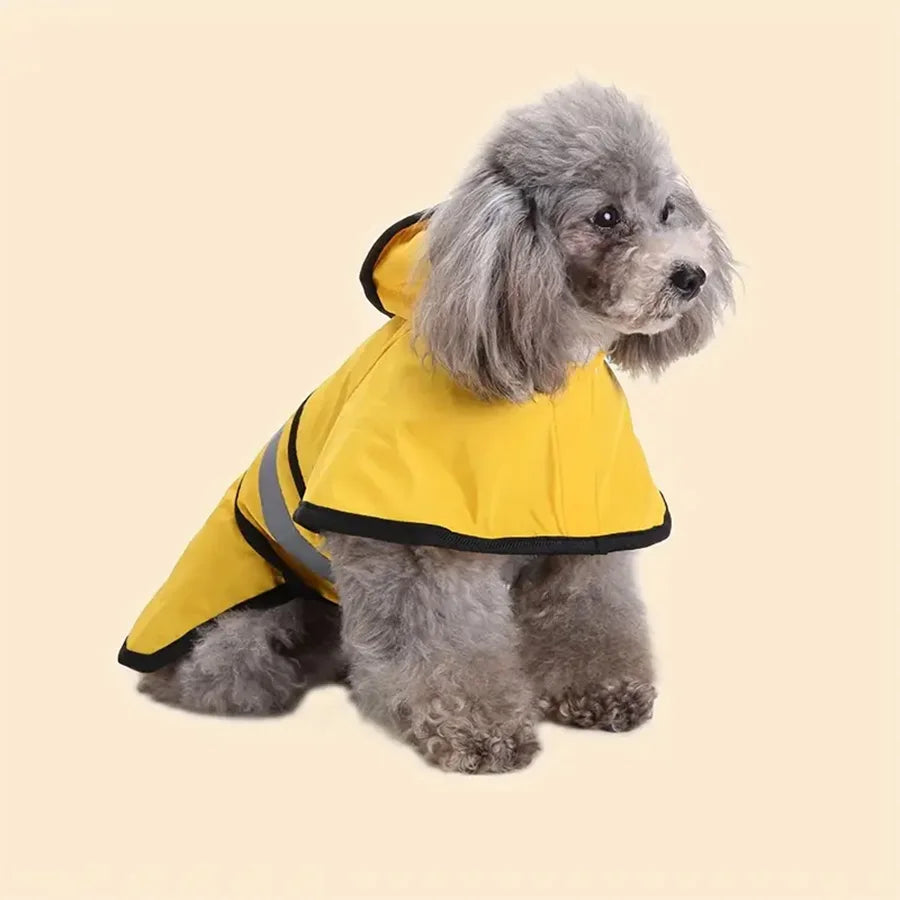 Impermeable para Perros Ajustable y Cortaviento para Lluvia