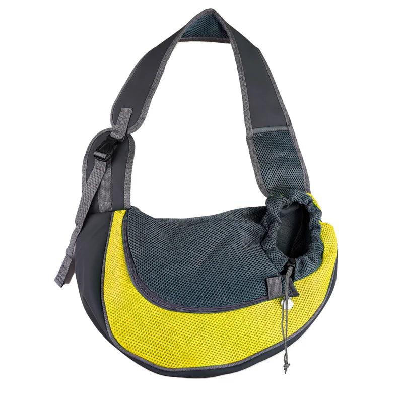 Bolso Transportín Bandolera para Perros y Gatos Pequeños Transpirable y Ajustable