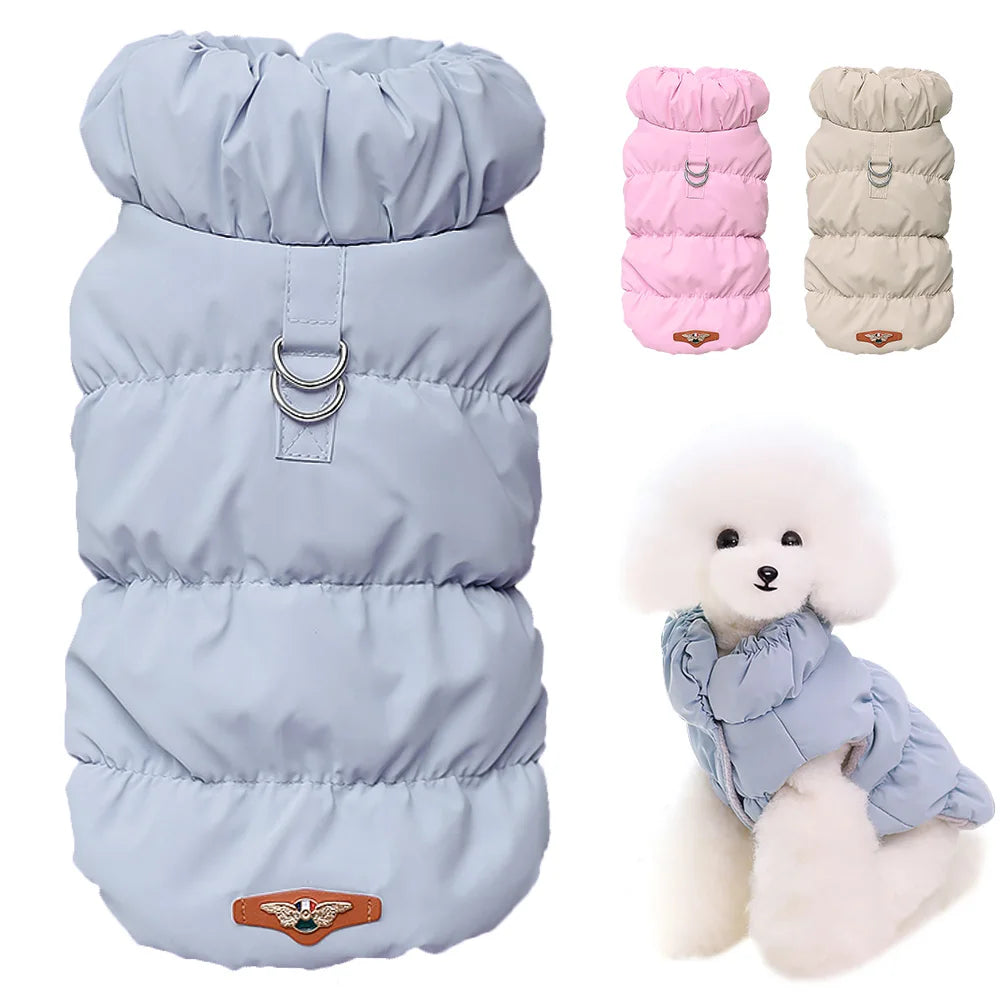 DIDOG Chaleco de Invierno Acolchado para Perros Pequeños y Medianos