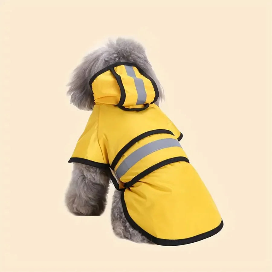Impermeable para Perros Ajustable y Cortaviento para Lluvia