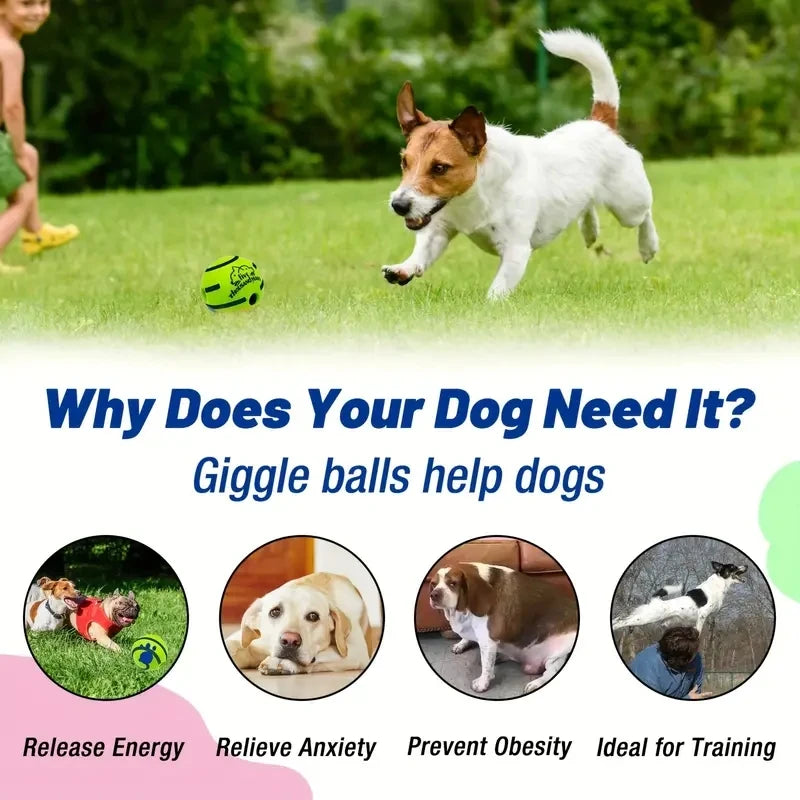 Pelota Interactiva Sonora para Perros Juguete de Estimulación Mental y Juego