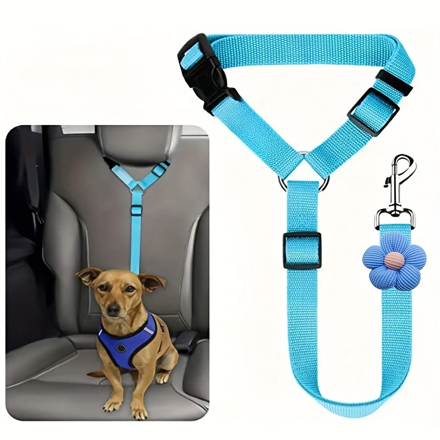 Cinturón de Seguridad para Perros para Coche Ajustable y Resistente