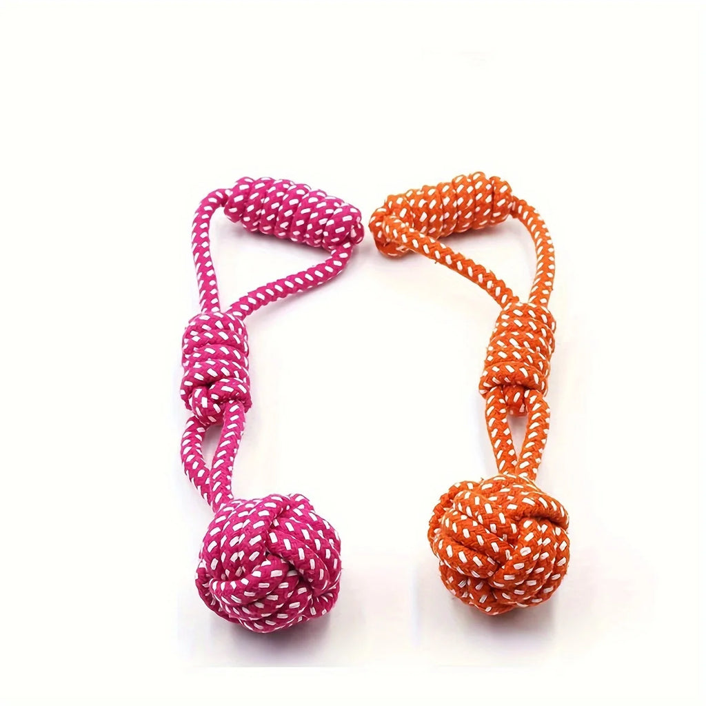Cuerda Mordedora para Perros con Pelota Juguete de Tirar Resistente