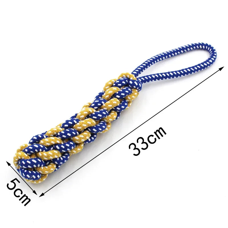 Cuerda Mordedora para Perros con Forma de Zanahoria Juguete Dental Resistente
