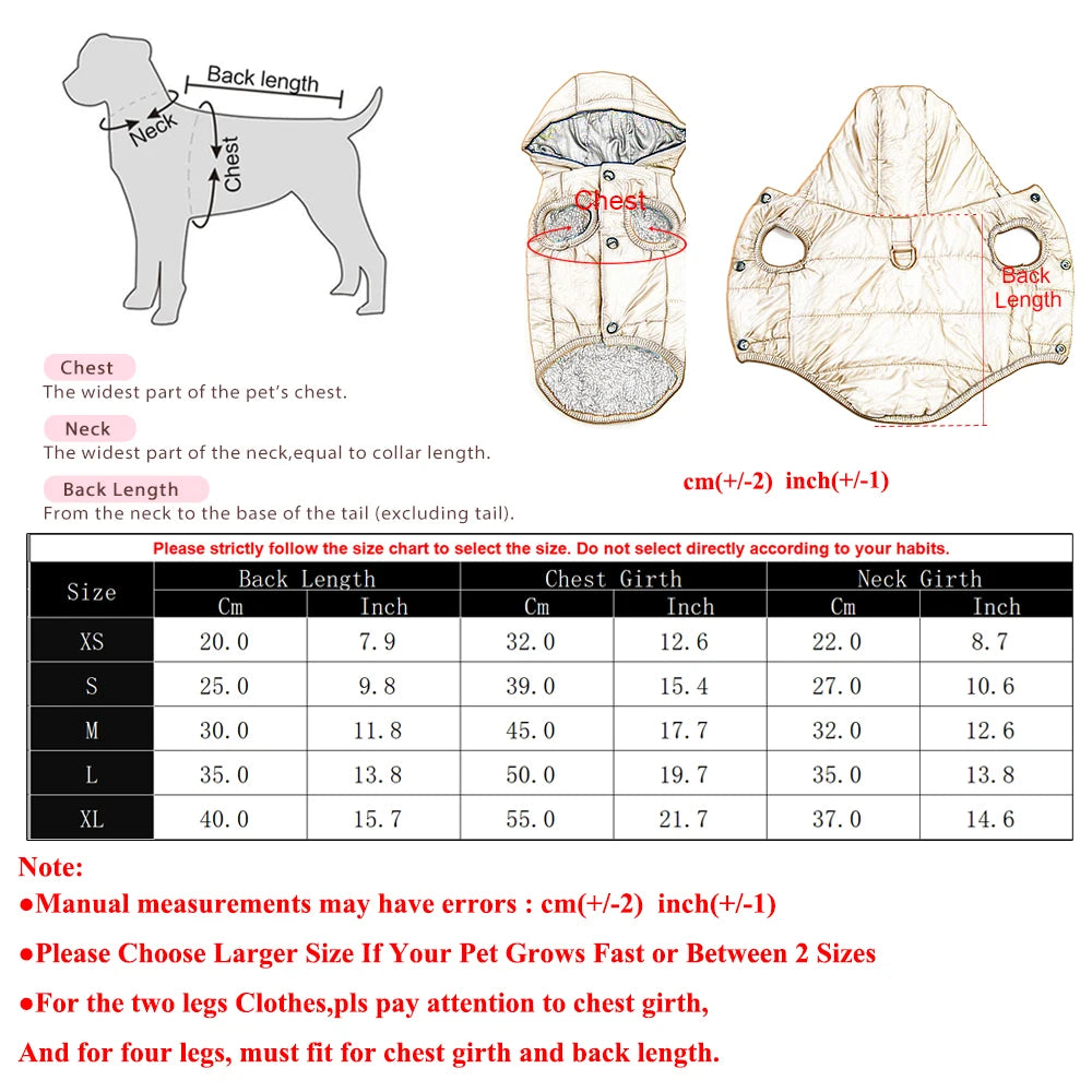 HOLAPET Sudadera Polar para Perros con Capucha y Anilla para Correa