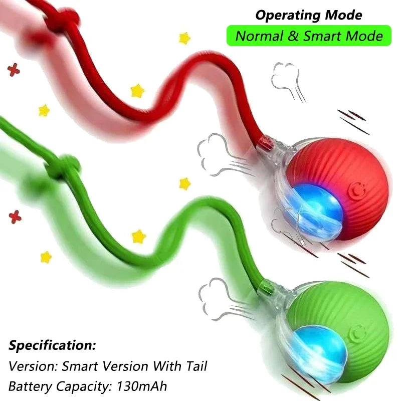 Pelota Interactiva Inteligente para Perros y Gatos con Movimiento Automático