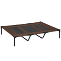 PawHut Cama Elevada Transpirable para Perros  Interior y Exterior