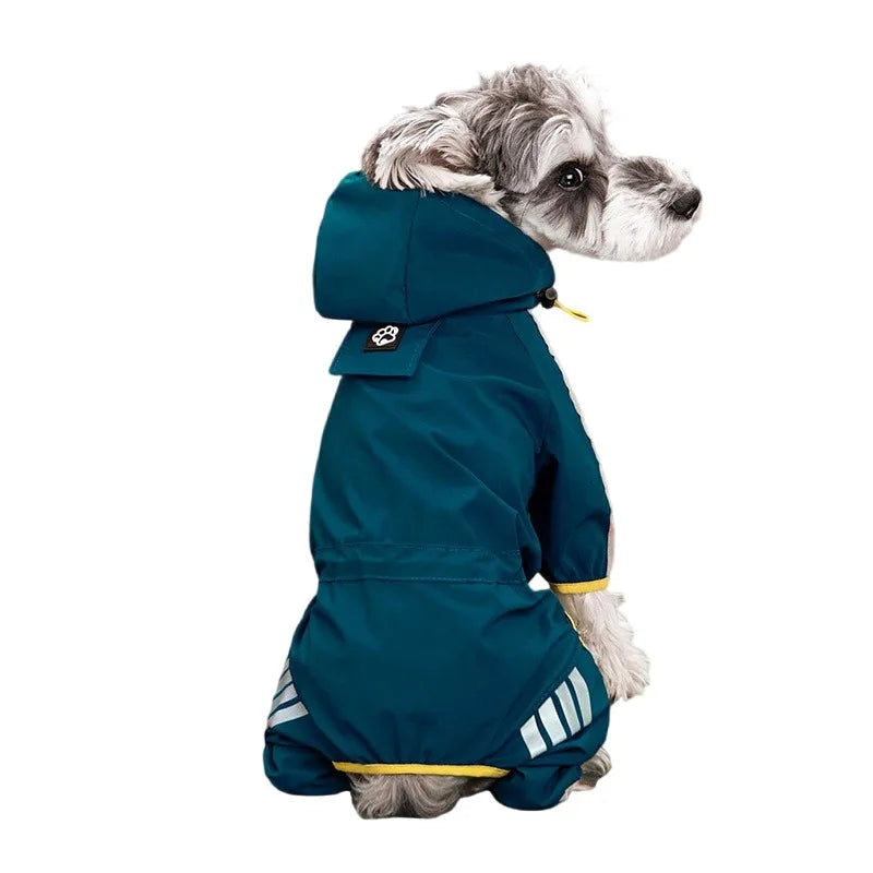 Impermeable Reflectante para Perros con Cobertura Completa