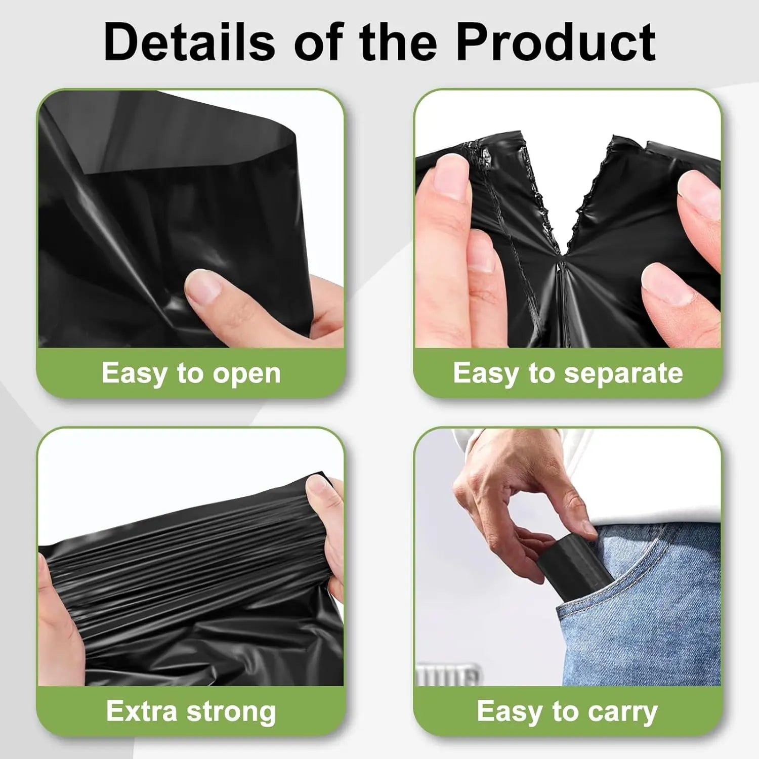 Bolsas para Excrementos de Perro Resistentes y Antifugas