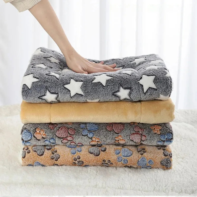 Manta y Colchoneta Suave para Perros y Gatos Cama de Invierno