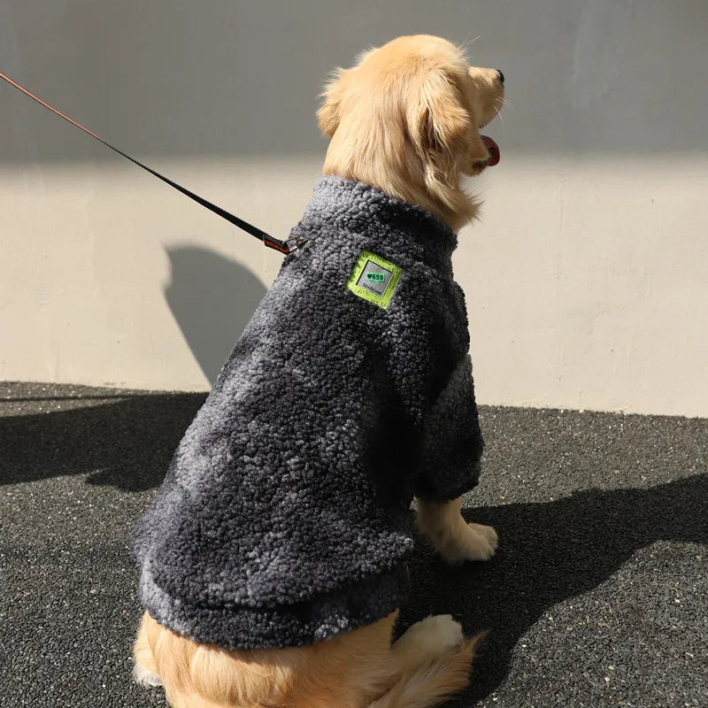 HOOPET Abrigo de Invierno para Perros Grandes con Forro de Lana