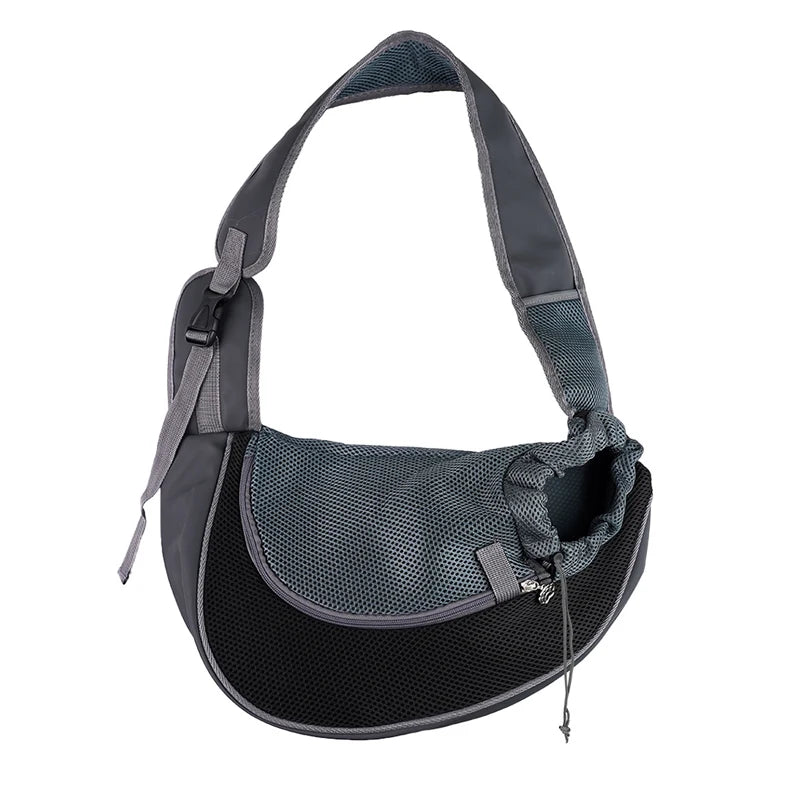 Bolso Transportín Bandolera para Perros y Gatos Pequeños Transpirable y Ajustable