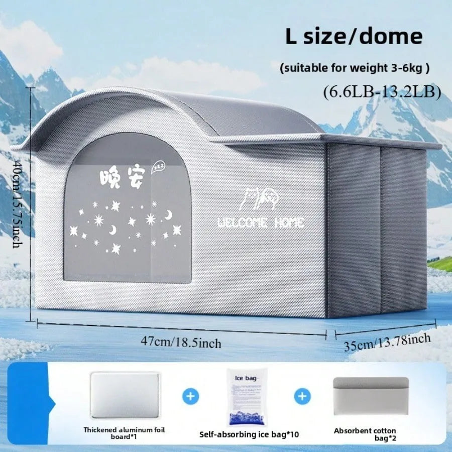 Caseta refrescante para perros y gatos – Cama fresca para verano