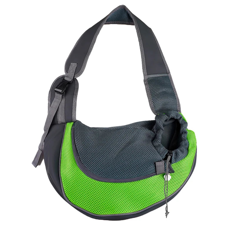 Bolso Transportín Bandolera para Perros y Gatos Pequeños Transpirable y Ajustable