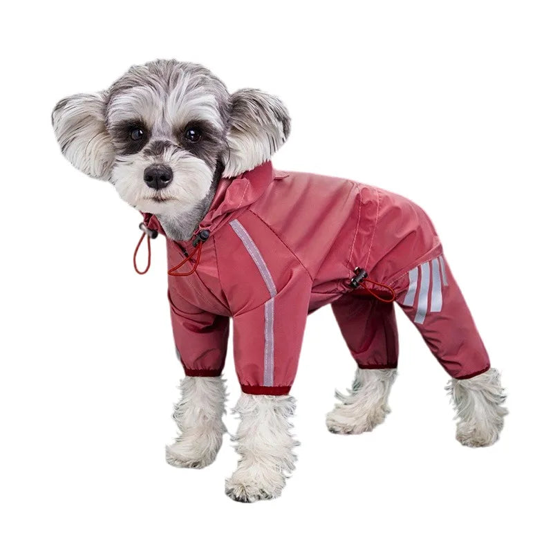 Impermeable Reflectante para Perros con Cobertura Completa