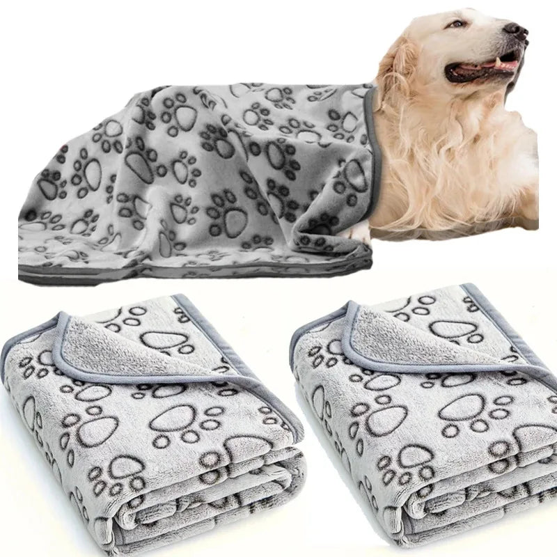 Manta Suave y Cálida para Perros y Gatos Diseño Cartoon