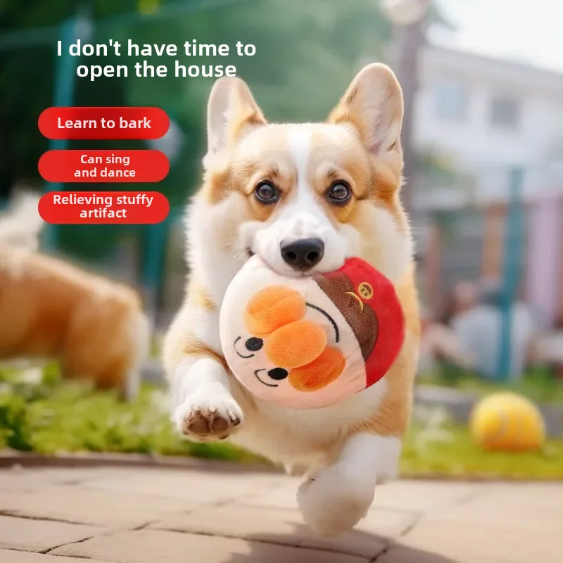 Pelota Interactiva Eléctrica para Perros con Movimiento y Sonido USB