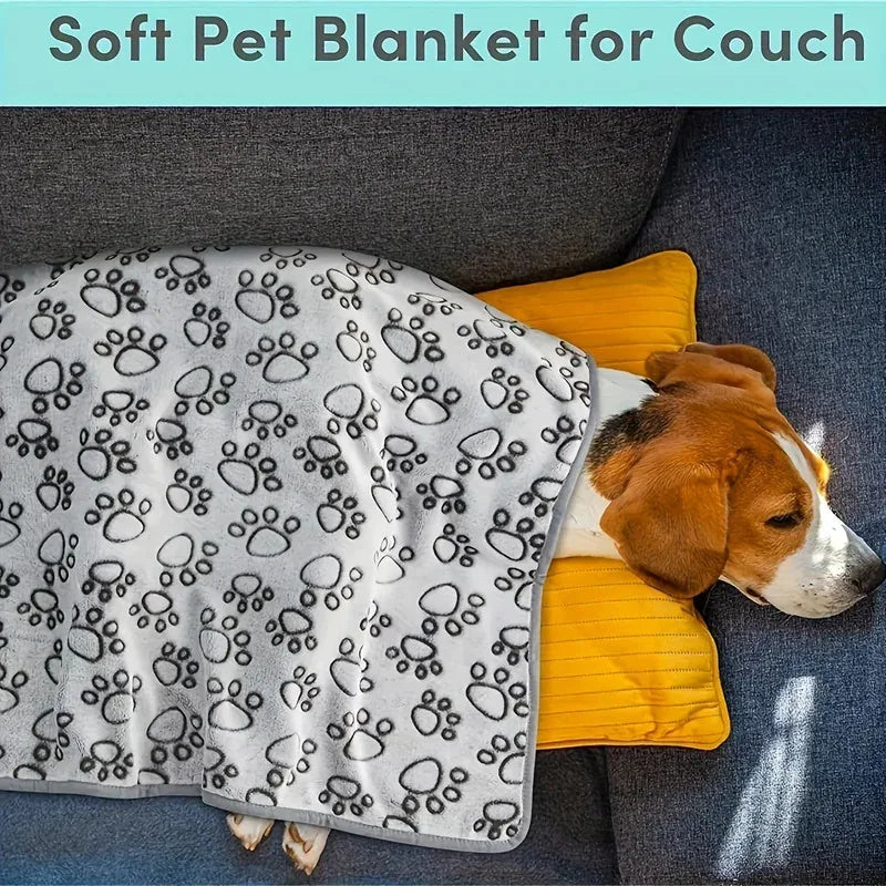 Manta Suave y Cálida para Perros y Gatos Diseño Cartoon